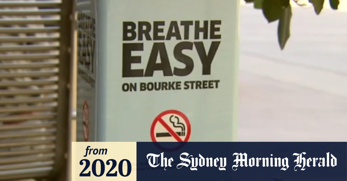 Video Smoking and vaping could be banned in Melbourne’s CBD